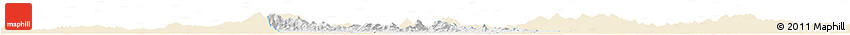 Classic Style Horizon Map of Huangpi, single color outside