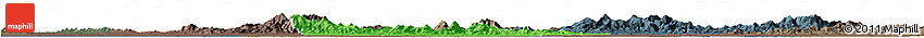 Political Horizon Map of Huangpi, darken, semi-desaturated