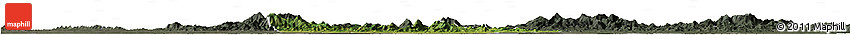 Satellite Horizon Map of Huangpi, darken, semi-desaturated