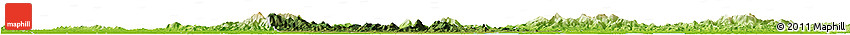 Satellite Horizon Map of Huangpi, physical outside