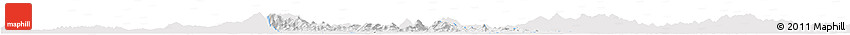 Silver Style Horizon Map of Huangpi, single color outside