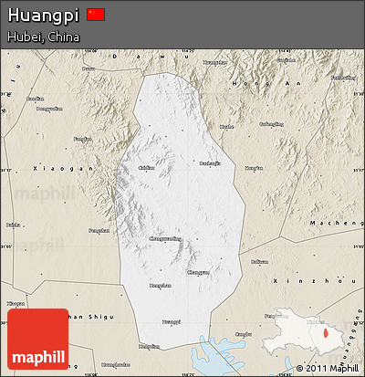 Classic Style Map of Huangpi