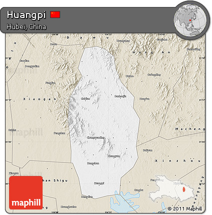 Classic Style Map of Huangpi