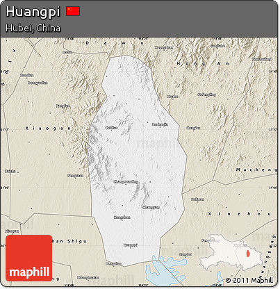 Classic Style Map of Huangpi