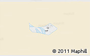 Classic Style 3D Map of Huangshi Shiqu, single color outside