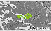 Physical 3D Map of Huangshi Shiqu, desaturated