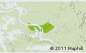 Physical 3D Map of Huangshi Shiqu, lighten