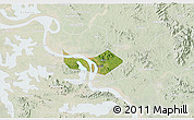 Satellite 3D Map of Huangshi Shiqu, lighten