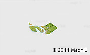 Satellite 3D Map of Huangshi Shiqu, single color outside