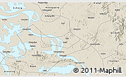 Shaded Relief 3D Map of Huangshi Shiqu