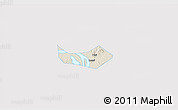 Shaded Relief 3D Map of Huangshi Shiqu, single color outside