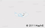 Silver Style 3D Map of Huangshi Shiqu, single color outside