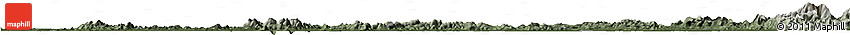 Physical Horizon Map of Huangshi Shiqu, darken, semi-desaturated