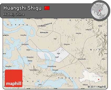 Classic Style Map of Huangshi Shiqu