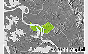 Physical Map of Huangshi Shiqu, desaturated