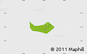 Physical Map of Huangshi Shiqu, single color outside