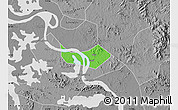 Political Map of Huangshi Shiqu, desaturated