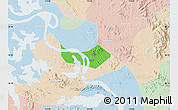 Political Map of Huangshi Shiqu, lighten