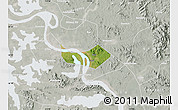 Satellite Map of Huangshi Shiqu, lighten, semi-desaturated