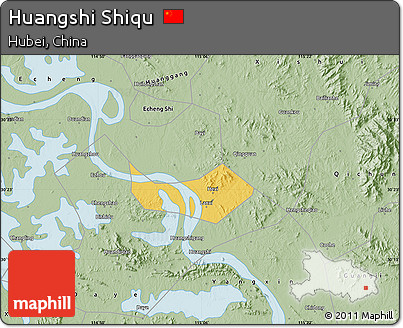 Savanna Style Map of Huangshi Shiqu