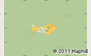 Savanna Style Map of Huangshi Shiqu, single color outside