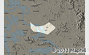 Shaded Relief Map of Huangshi Shiqu, darken