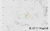 Shaded Relief Map of Huangshi Shiqu, lighten, desaturated