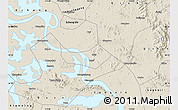Shaded Relief Map of Huangshi Shiqu