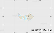 Shaded Relief Map of Huangshi Shiqu, single color outside