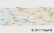Classic Style Panoramic Map of Huangshi Shiqu