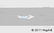 Gray Panoramic Map of Huangshi Shiqu, single color outside
