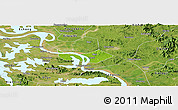 Physical Panoramic Map of Huangshi Shiqu, satellite outside