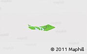 Political Panoramic Map of Huangshi Shiqu, cropped outside