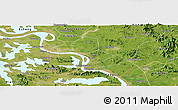 Satellite Panoramic Map of Huangshi Shiqu