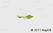 Satellite Panoramic Map of Huangshi Shiqu, single color outside