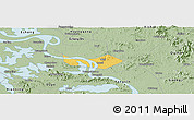 Savanna Style Panoramic Map of Huangshi Shiqu