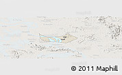 Shaded Relief Panoramic Map of Huangshi Shiqu, lighten
