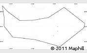 Blank Simple Map of Huangshi Shiqu, cropped outside, no labels