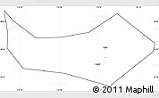Blank Simple Map of Huangshi Shiqu, cropped outside