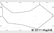 Blank Simple Map of Huangshi Shiqu, no labels