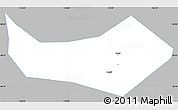 Gray Simple Map of Huangshi Shiqu, single color outside