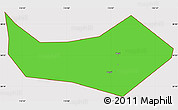 Political Simple Map of Huangshi Shiqu, cropped outside