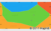 Political Simple Map of Huangshi Shiqu