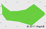 Political Simple Map of Huangshi Shiqu, single color outside