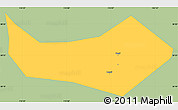 Savanna Style Simple Map of Huangshi Shiqu, single color outside