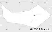 Silver Style Simple Map of Huangshi Shiqu