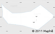 Silver Style Simple Map of Huangshi Shiqu, single color outside