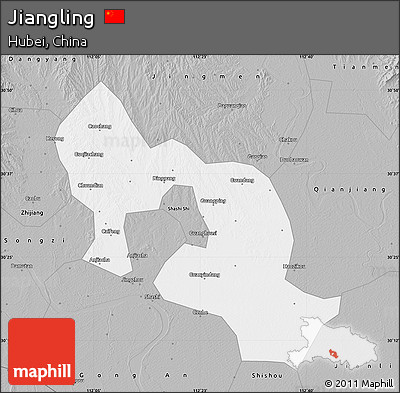 Gray Map of Jiangling