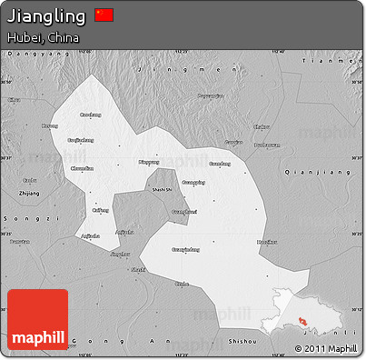 Gray Map of Jiangling