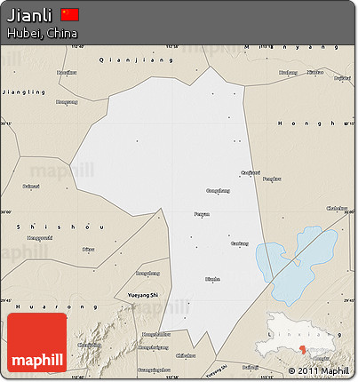 Classic Style Map of Jianli